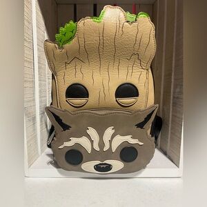 Funko Pop Disney’s Loungefly Grooy & Rocket Mini Backpack